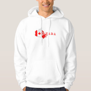 Sudadera Bandera de mapa de guiones modernos y sencillos de