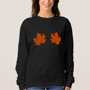 Sudadera Bandera de Maple Leaf Canadá Orgulloso jarabe de a