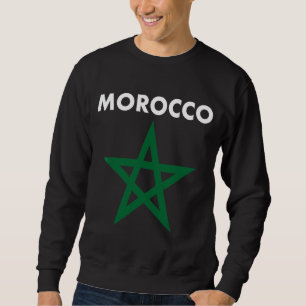 Sudadera Bandera De Marruecos Para Hombres Y Mujeres