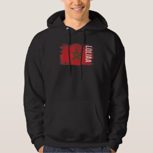 Sudadera Bandera De Marruecos Para Los Marroquíes Hombres M