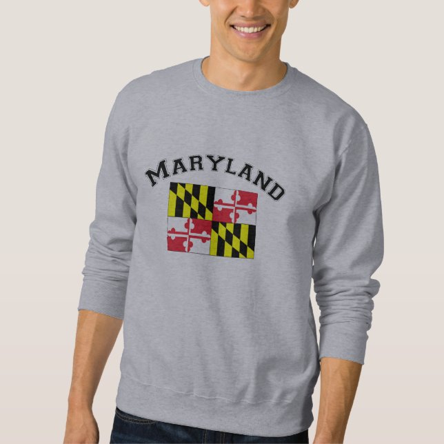 Sudadera Bandera de Maryland (Anverso)