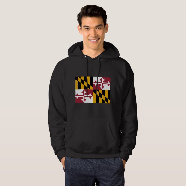 Sudadera Bandera de Maryland (Anverso completo)