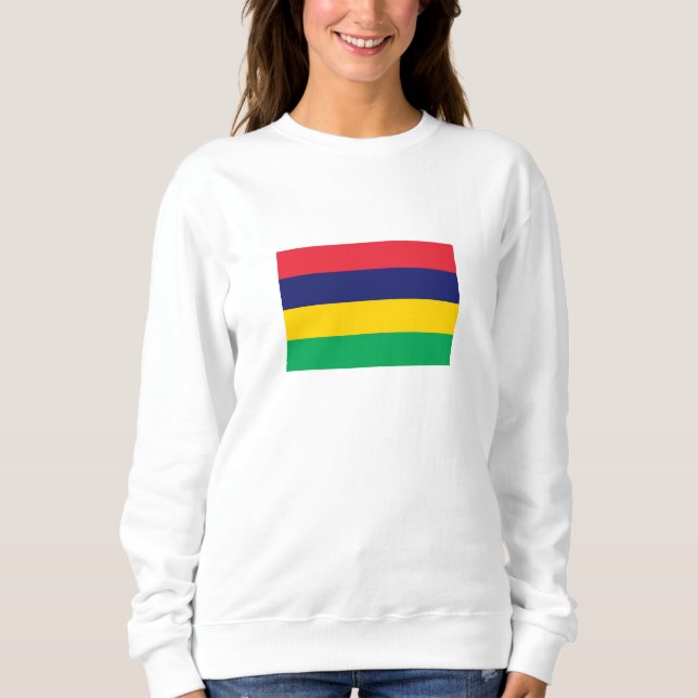 Sudadera Bandera de Mauricio (Anverso)