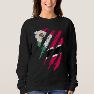 Sudadera Bandera de México Trinidad y Tobago Crecido País P
