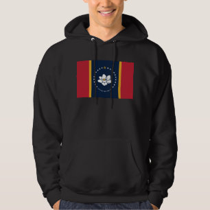 Sudadera Bandera de Misisipi - Nueva Bandera de Magnolia