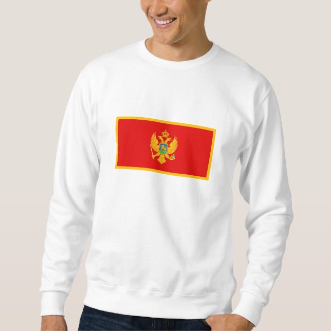Sudadera Bandera de Montenegro (Anverso)