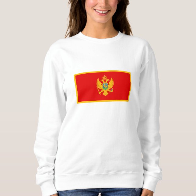 Sudadera Bandera de Montenegro (Anverso)