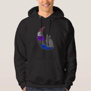 Sudadera Bandera de Moon Género Gato LGBTQ Espacio Seguro G