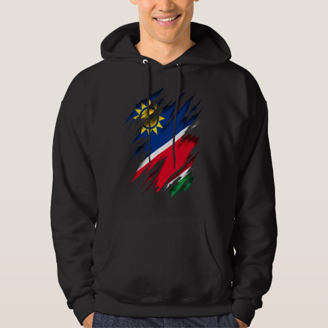 Sudadera Bandera de Namibia (Anverso)