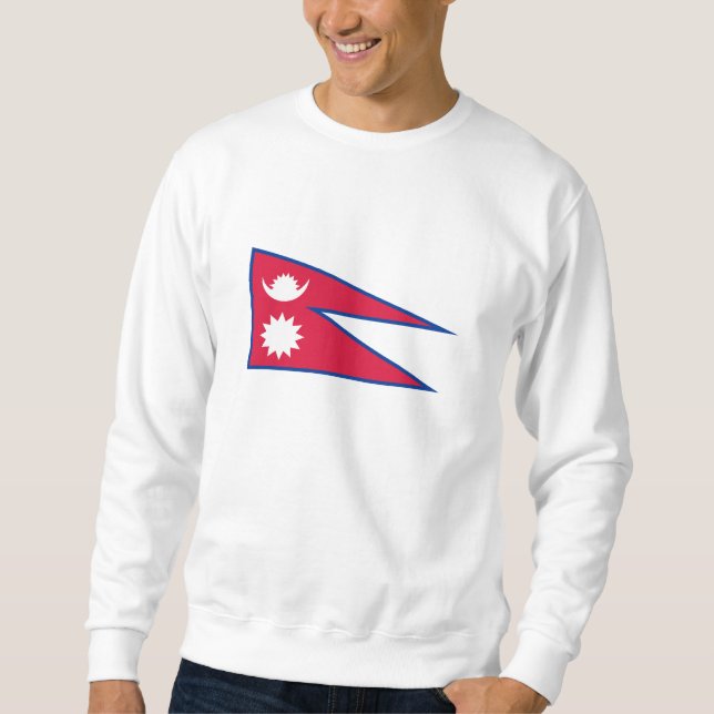 Sudadera Bandera de Nepal (Anverso)