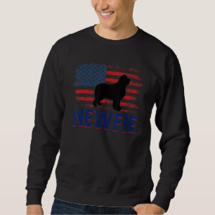 Sudadera Bandera de Newfie EE.UU. Terranova 2