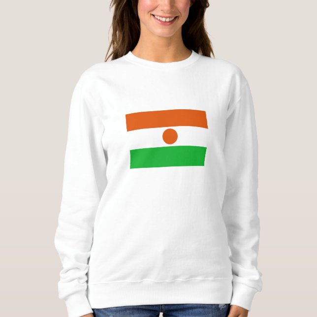 Sudadera Bandera de Níger (Anverso)
