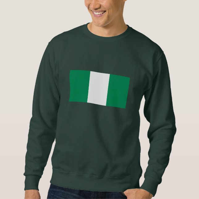 Sudadera Bandera de Nigeria (Anverso)
