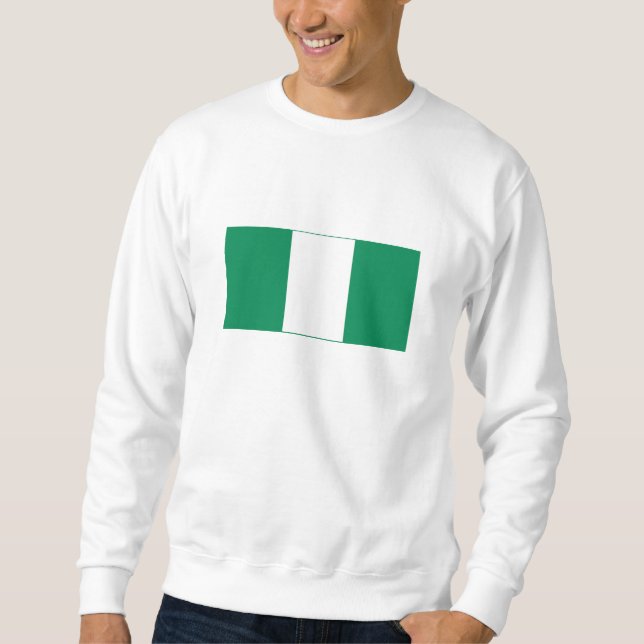 Sudadera Bandera de Nigeria (Anverso)