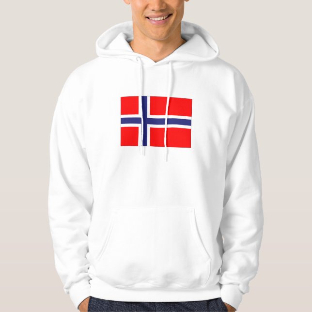 Sudadera Bandera de Noruega (Anverso)