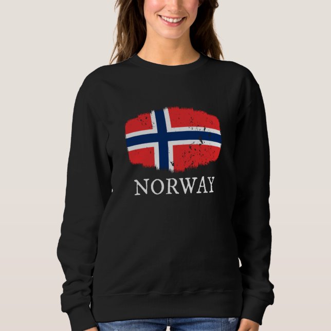 Sudadera Bandera de Noruega (Anverso)