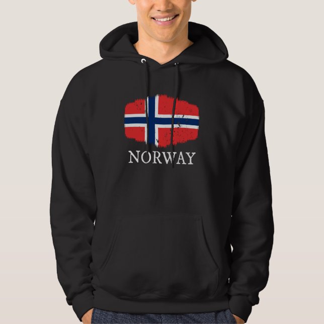 Sudadera Bandera de Noruega (Anverso)