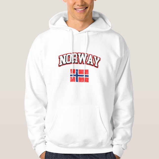 Sudadera Bandera de Noruega (Anverso)