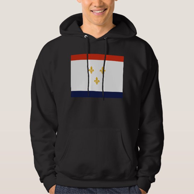 Sudadera Bandera de Nueva Orleans (Anverso)