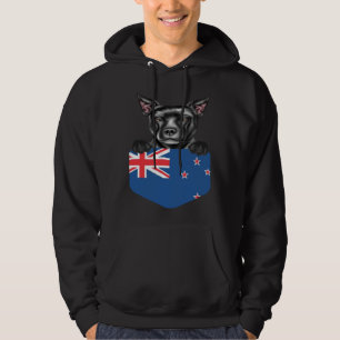 Sudadera Bandera de Nueva Zelanda Staffordshire Bull Terrie