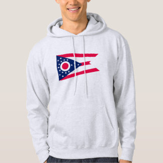 Sudadera Bandera de Ohio: El cartel del estado de Buckeye