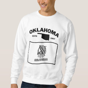 Sudadera bandera de Oklahoma EE. UU.