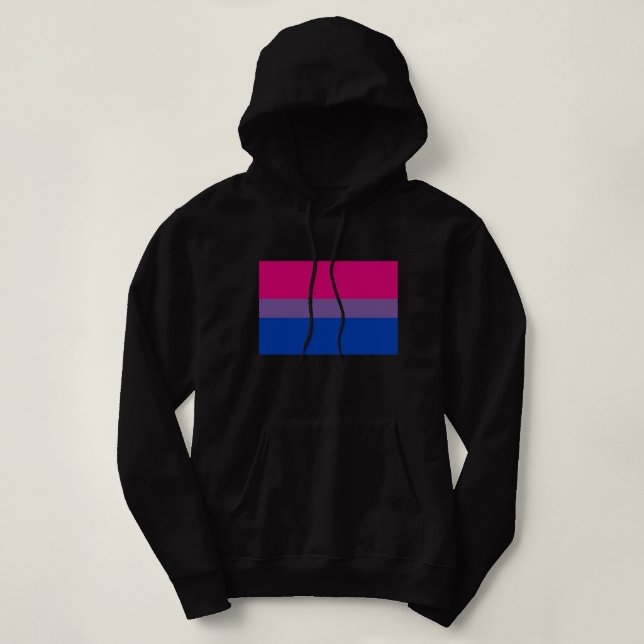 Sudadera Bandera de orgullo bisexual (Diseño del anverso)