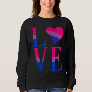 Sudadera Bandera de orgullo bisexual Bi Amor Apoyo Hombres 