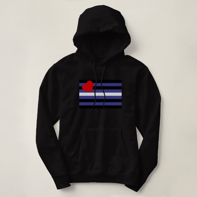 Sudadera Bandera de Orgullo de Cuero (Diseño del anverso)