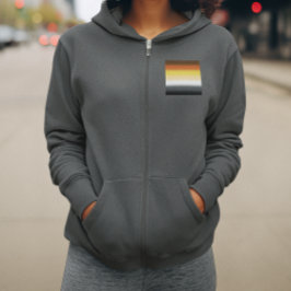 Sudadera Bandera de Orgullo de Oso Gay con Gradiente - Band
