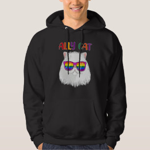 Sudadera Bandera de orgullo gay arcoíris LGBT de Ally Cat  