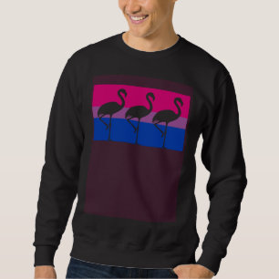 Sudadera Bandera de orgullo gay bisexual de fiesta de flame