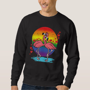 Sudadera Bandera de orgullo gay Flamingo Rosa LGBT Q Arcoír