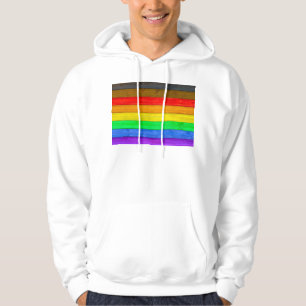 Sudadera Bandera de orgullo gay inclusiva de SlipperyJoe's 