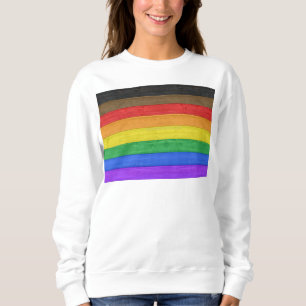 Sudadera Bandera de orgullo gay inclusivo de SlipperyJoe's 
