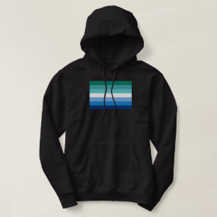 Sudadera Bandera de Orgullo Gay Masculino (Azul)