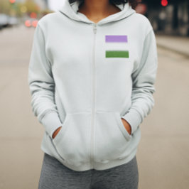 Sudadera Bandera de orgullo Genderqueer de gradiente - Band