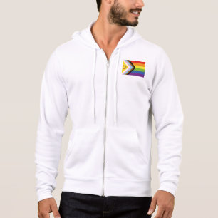 Sudadera Bandera de orgullo intersexual de SlipperyJoe's fo
