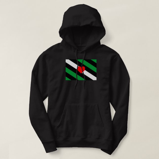 Sudadera Bandera de Orgullo Leather Boi (Diseño del anverso)