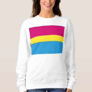 Sudadera bandera de orgullo pansexual SlipperyJoe rosa ámba