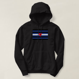 Sudadera Bandera de orgullo queer de cuero