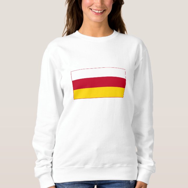 Sudadera Bandera de Osetia del Norte (Anverso)
