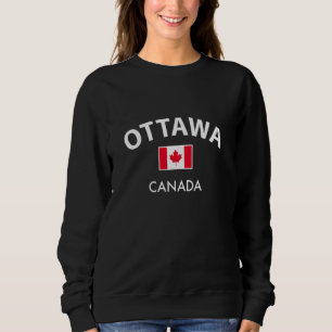 Sudadera Bandera de Ottawa Canadá Orgullosa Canadá