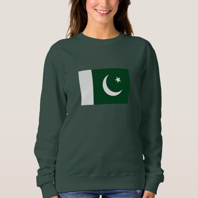 Sudadera Bandera de Pakistán (Anverso)