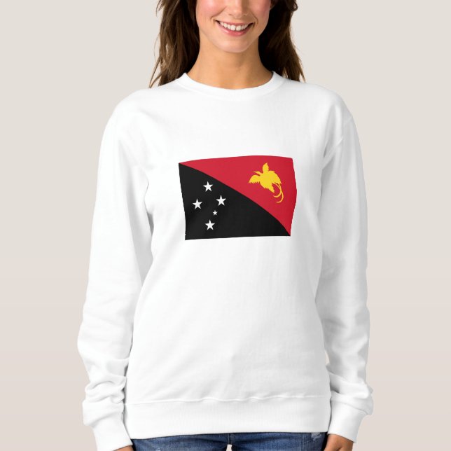 Sudadera Bandera de Papúa Nueva Guinea (Anverso)