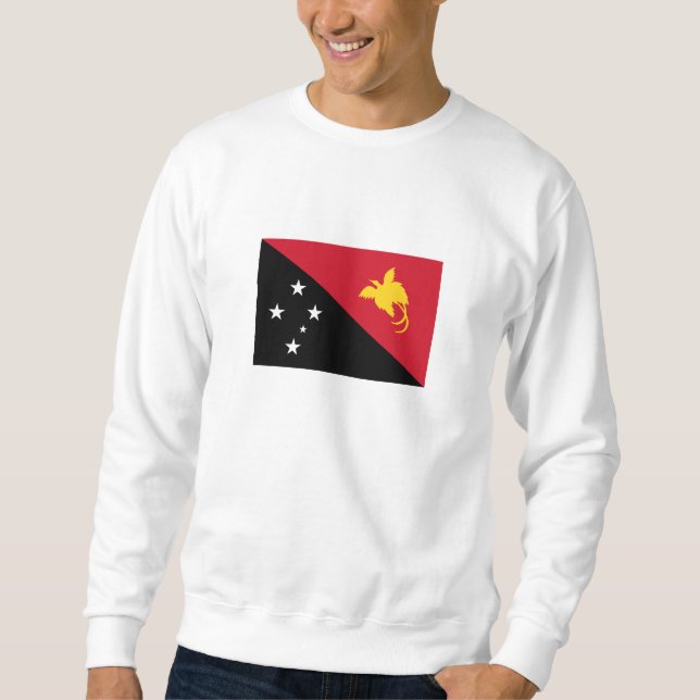 Sudadera Bandera de Papua Nueva Guinea (Anverso)