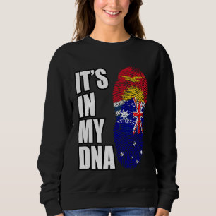 Sudadera Bandera de patrimonio de ADN mixto australiano y k