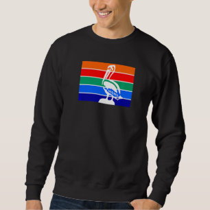 Sudadera Bandera de pelícano de San Petersburgo Florida Pat