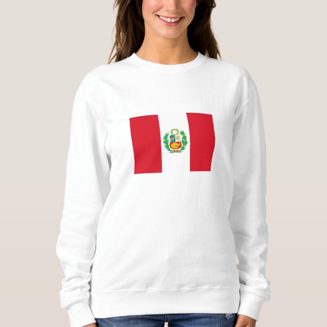 Sudadera Bandera de Perú (Anverso)