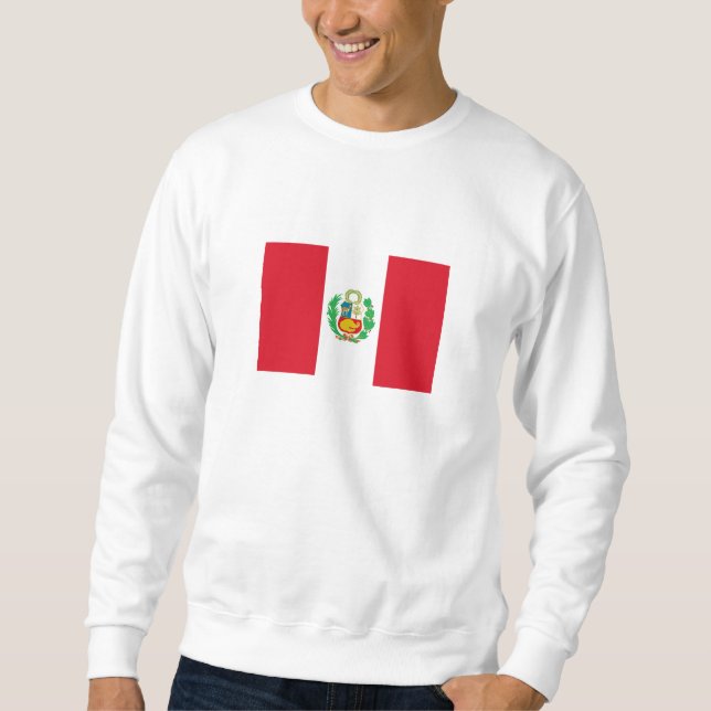 Sudadera Bandera de Perú (Anverso)